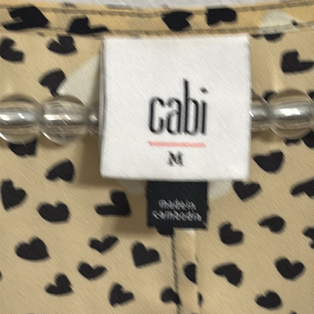 Cabi 6508 Patchwork Top Spring 2024 Medium Euc - image 5